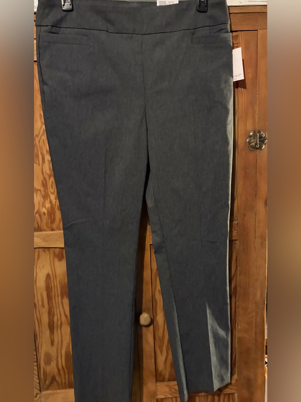 Kim Rogers Dark Gray Tummy Control Dress Pants Size 16 average new with tags